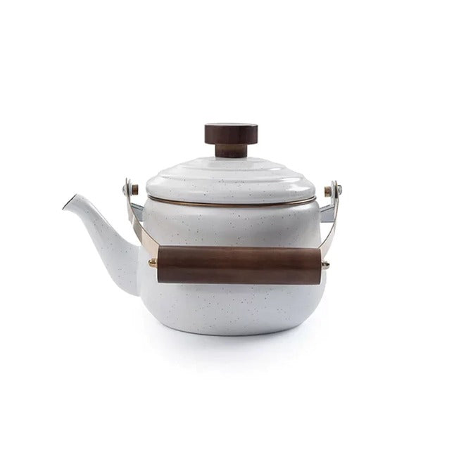 Barebones Enamel Teapot