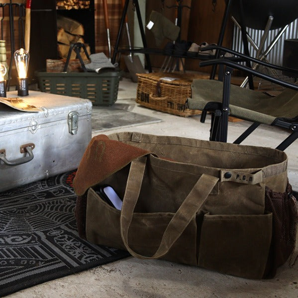 Post General Waxed Canvas Tool Bag Rect