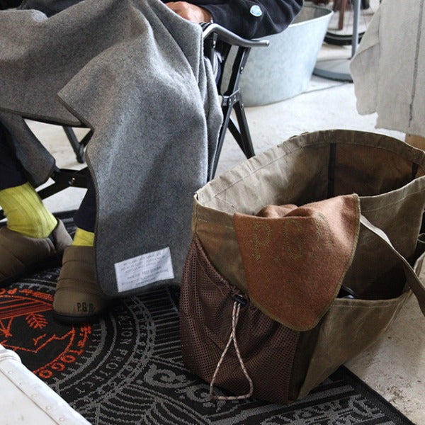 Post General Waxed Canvas Tool Bag Rect