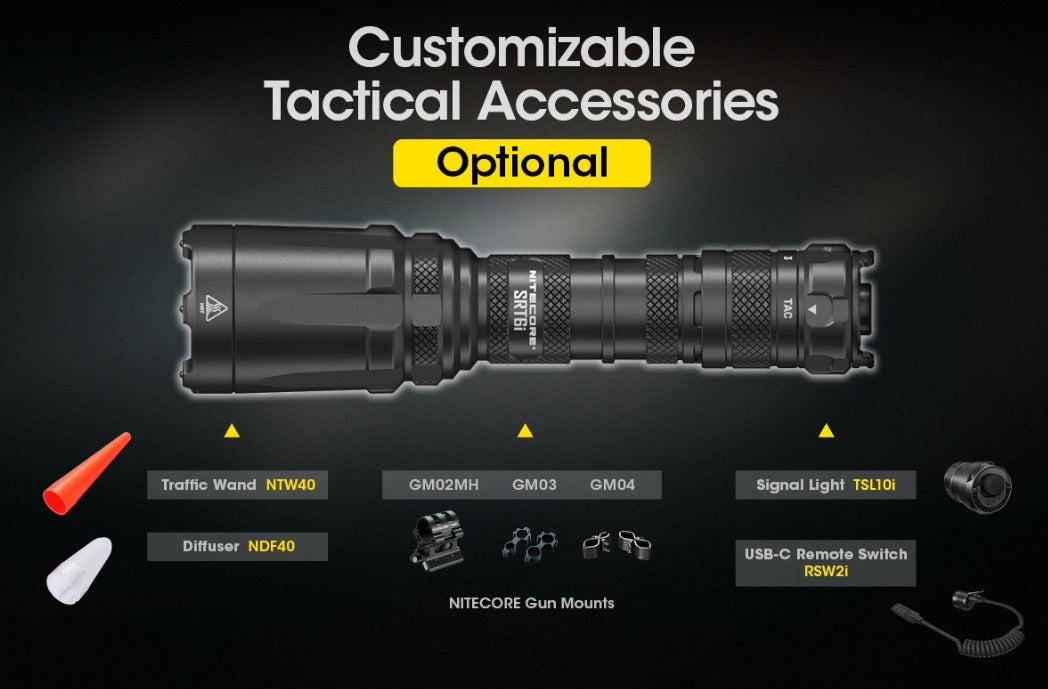 Nitecore SRT6i LED Rechargeable Flashlight