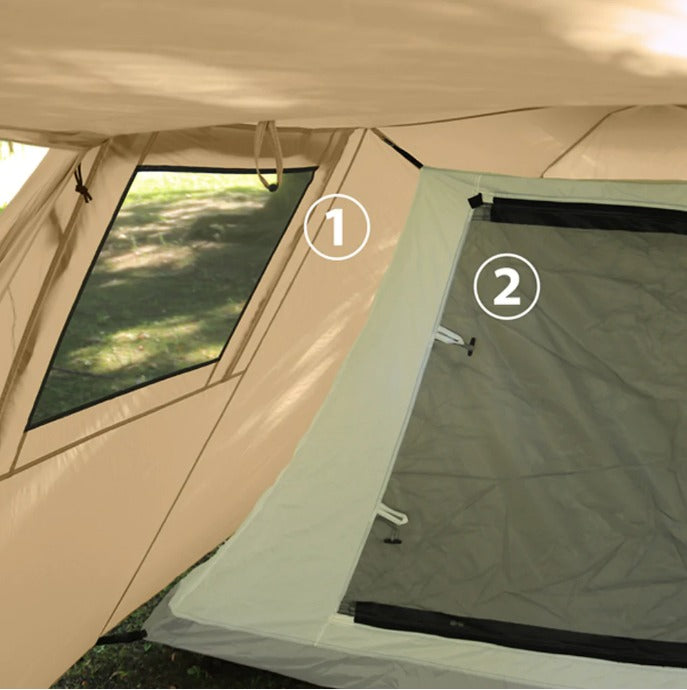 DoD Riders Bike in Tent