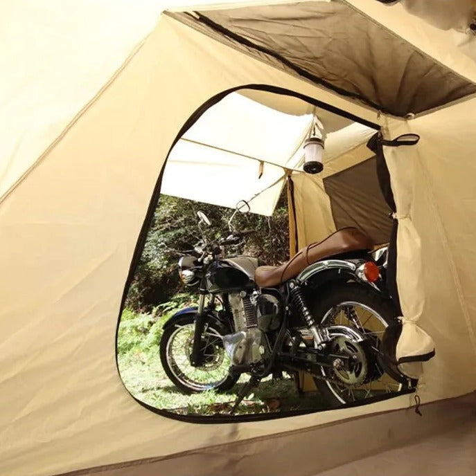 DoD Riders Bike in Tent