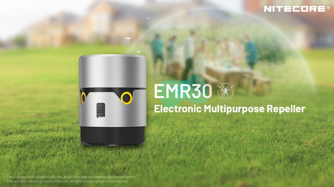 Nitecore EMR30 Rechargeable Mosquito Repeller PD + QC 3.0 USB 10,400mAh Power Bank
