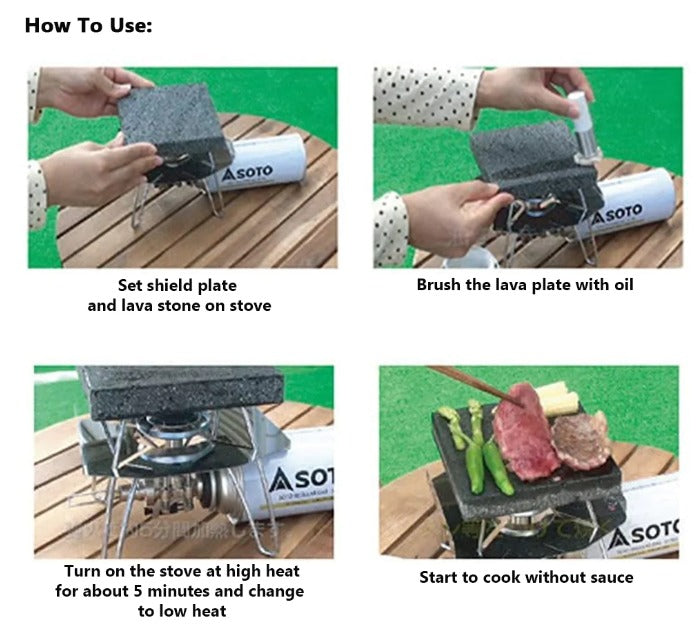 SOTO Lava Rock Grill Plate ST-3102