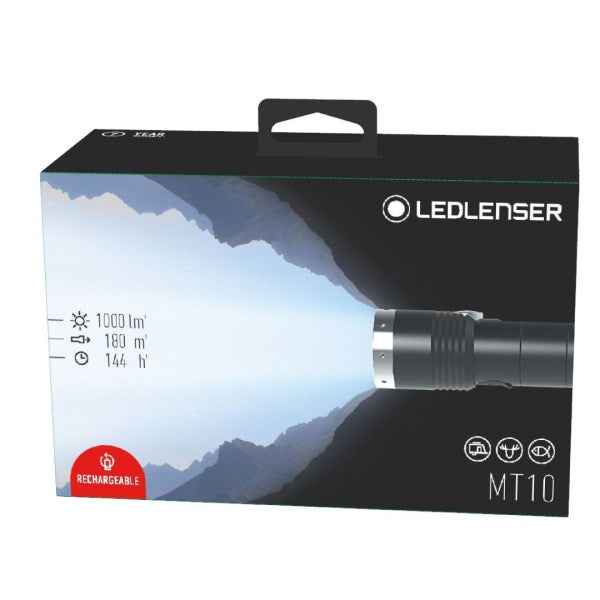 LED LENSER MT10 Rechargeable Flashlight 1000 Lumens