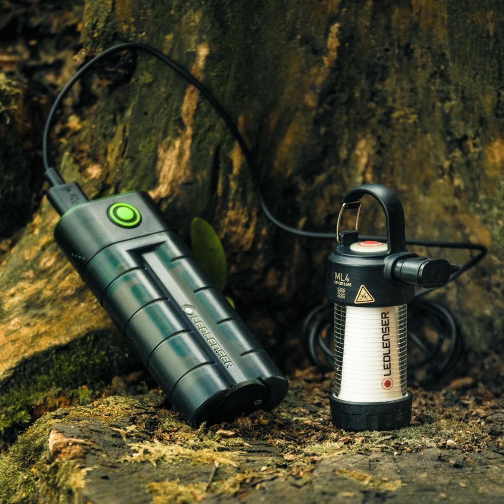 LED LENSER FLEX 7 Waterproof IP65 Quick-Charge USB Power Bank