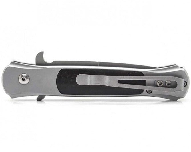 Ganzo G707 Stainless Steel with Wooden Inserts Folding Knife