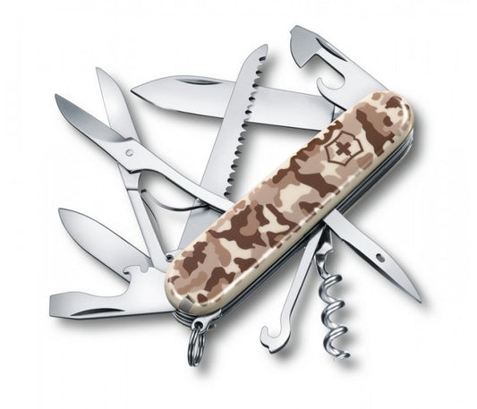Victorinox Huntsman Desert Camoflage Multitool Pocket Knife 1.3713.941