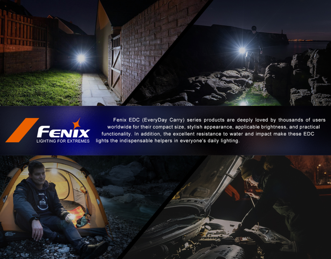 Fenix E28R V2.0 Luminus SST40 LED CW 1700L Rechargeable Flashlight