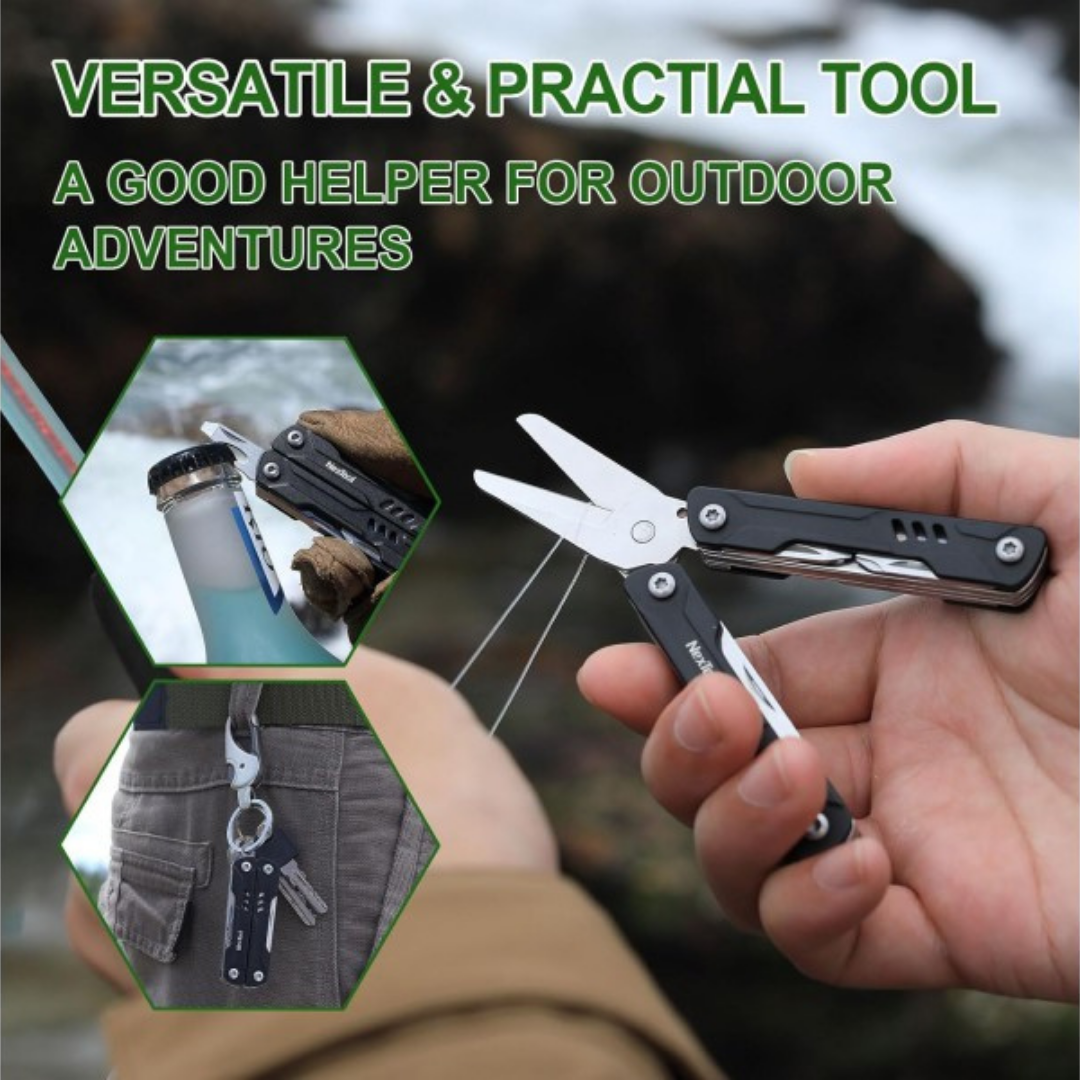 NexTool 9-in-1 Mini Sailor (Scissors Version) NE20237 EDC Steel Pliers Knife Scissors Multifunctional Multitool