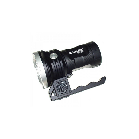 Manker MK38 Satellite Black 8x CREE XHP70.2 CW LED 41500L Rechargeable Flashlight with Battery