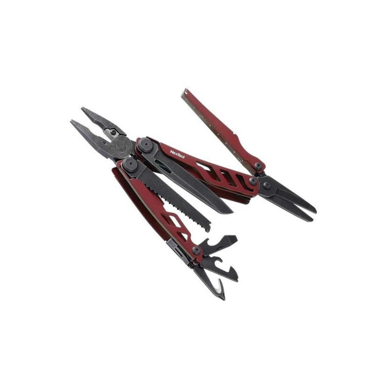 NexTool Flagship Pro 16-in-1 Steel Full Size Pliers Scissors Multitool