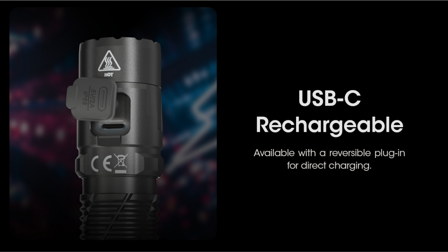Nitecore MH12 Pro NiteLab UHi 40 LED 3300L Rechargeable Flashlight