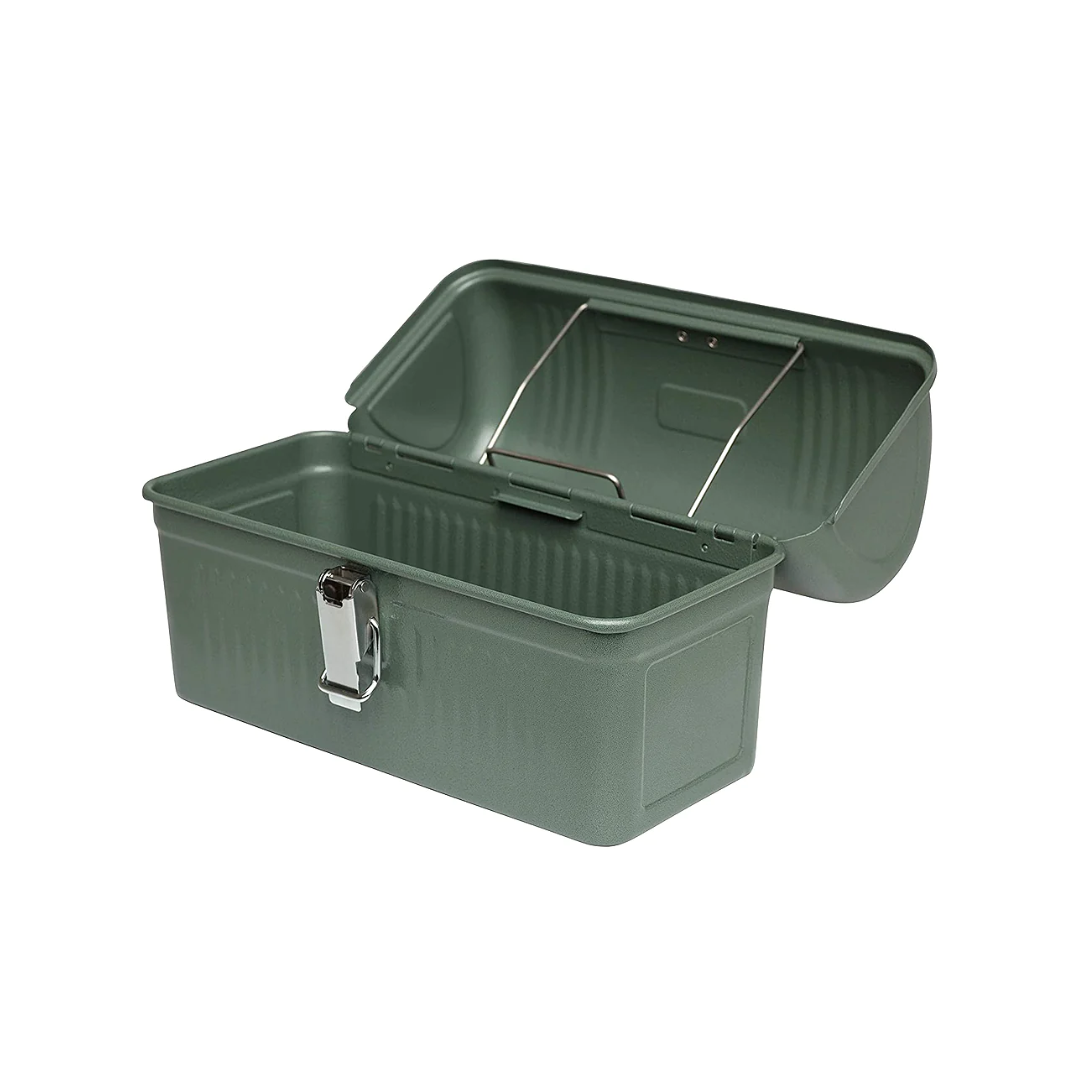 Stanley Classic Lunch Box 9.5L | Scatola Pranzo In Acciaio Inox, Verde Hammertone - Foto 2