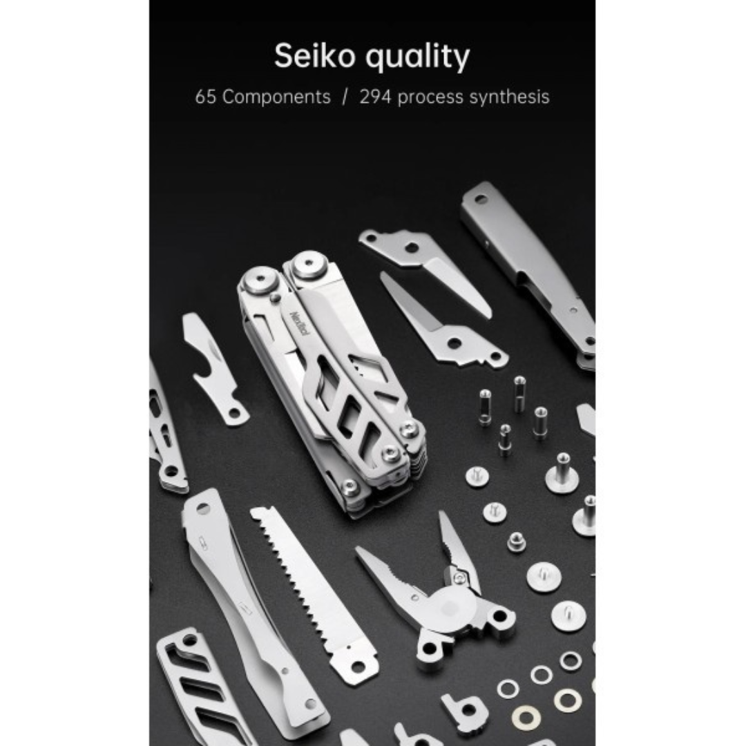 NexTool 16-in-1 Flagship Pro (Blade Replace) NE20232 Steel Full Size Pliers Scissors Multitool