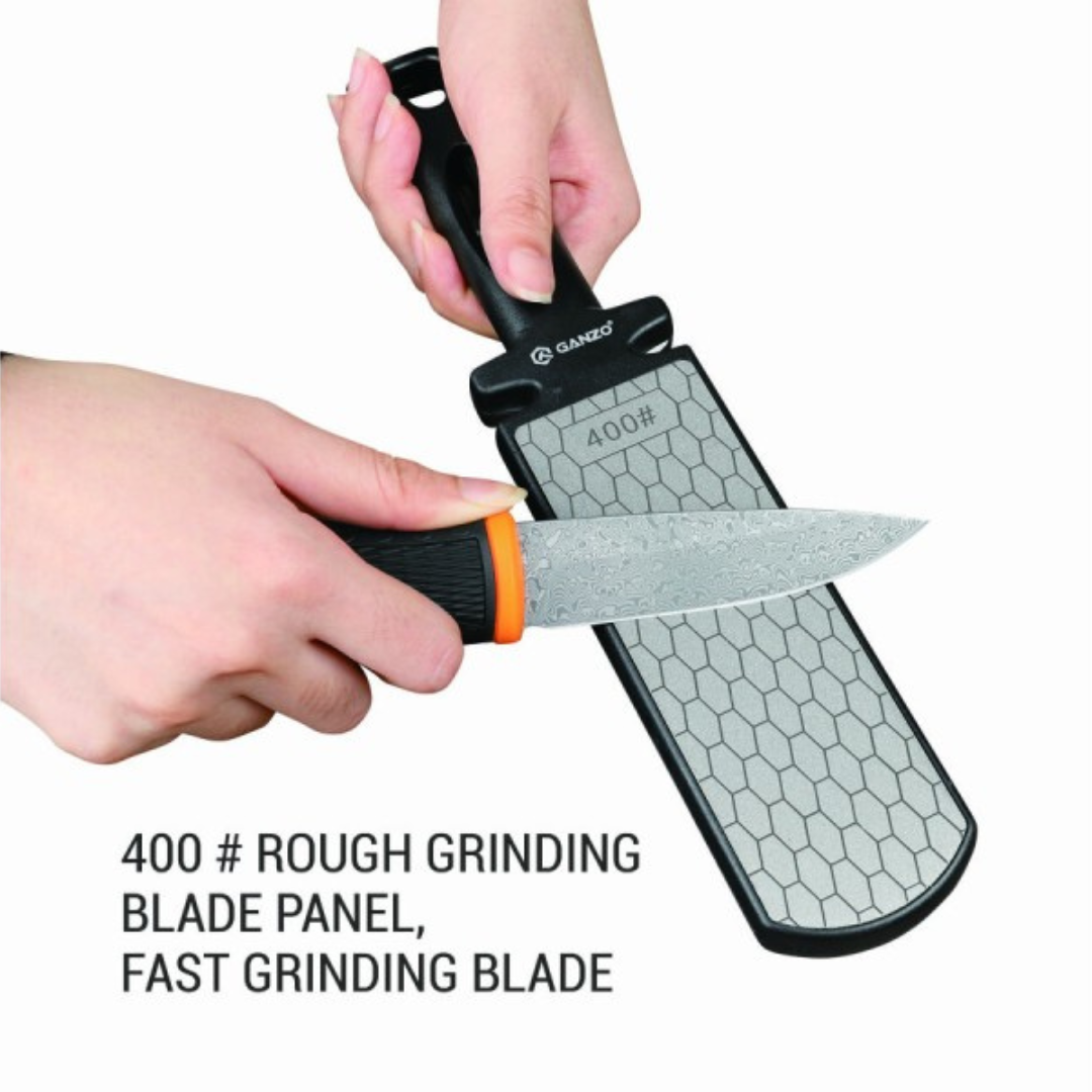 Ganzo ProSharp Knife Scissors 400 800 Grit Diamond Ceramic Sharpener