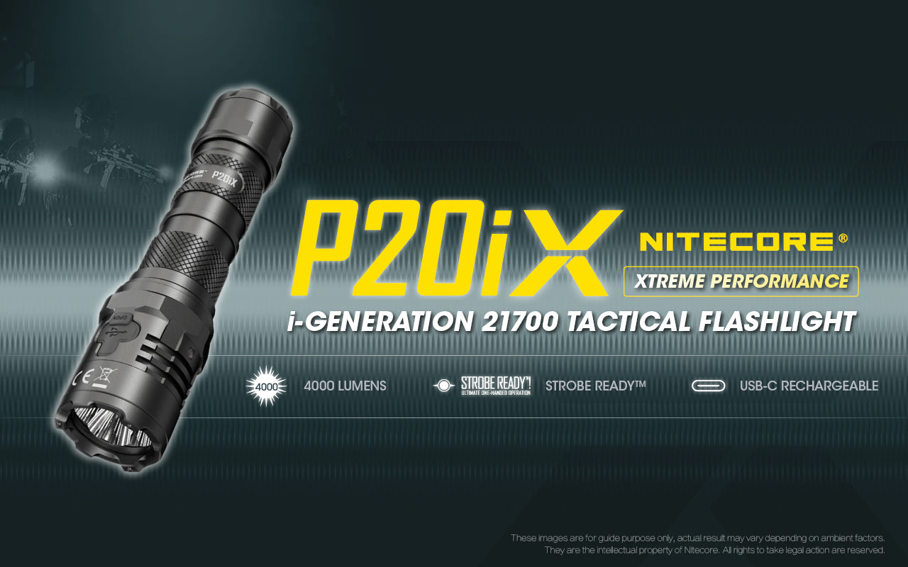 NITECORE P20IX 4000 LUMENS USB RECHARGEABLE FLASHLIGHT