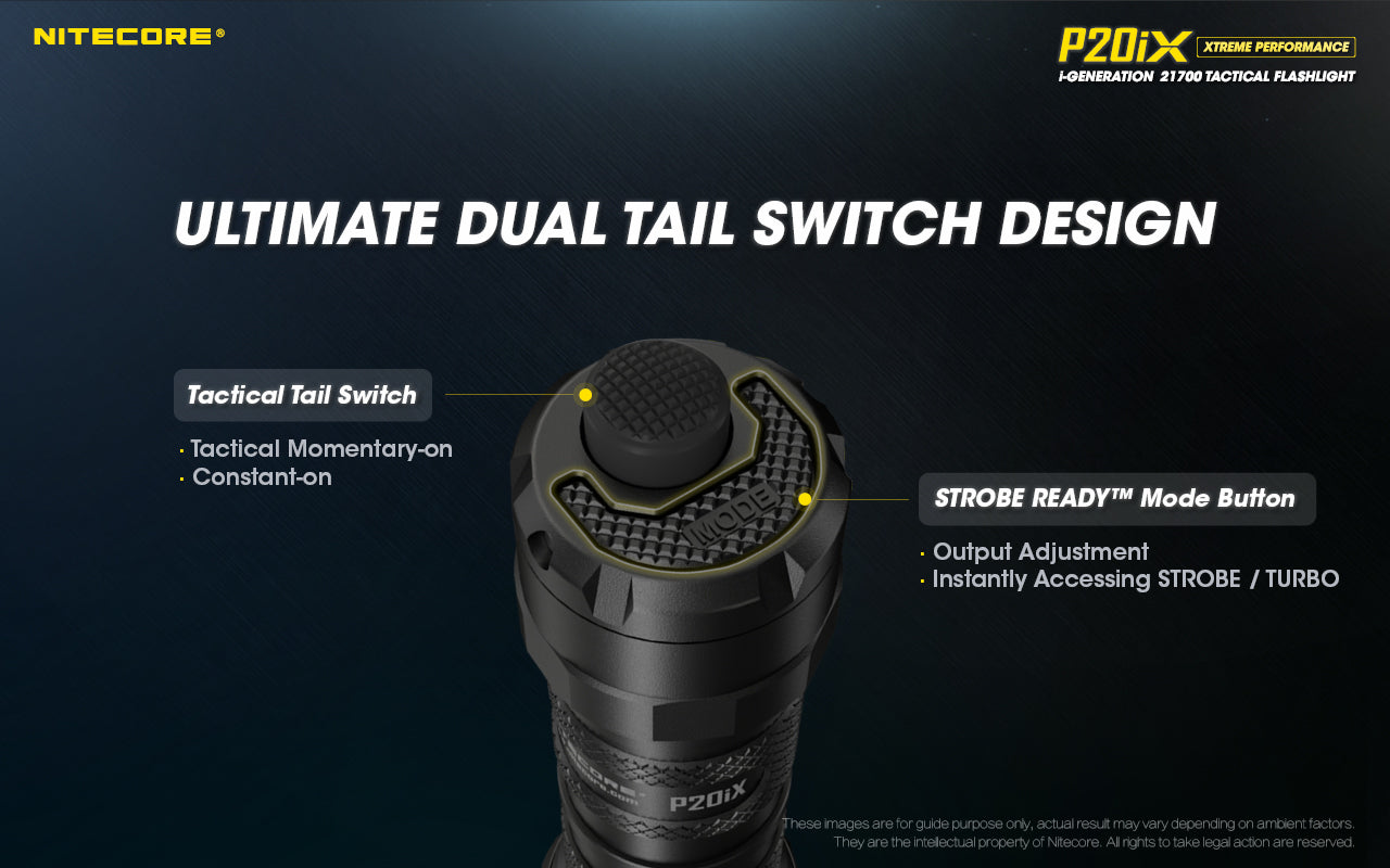 NITECORE P20IX 4000 LUMENS USB RECHARGEABLE FLASHLIGHT
