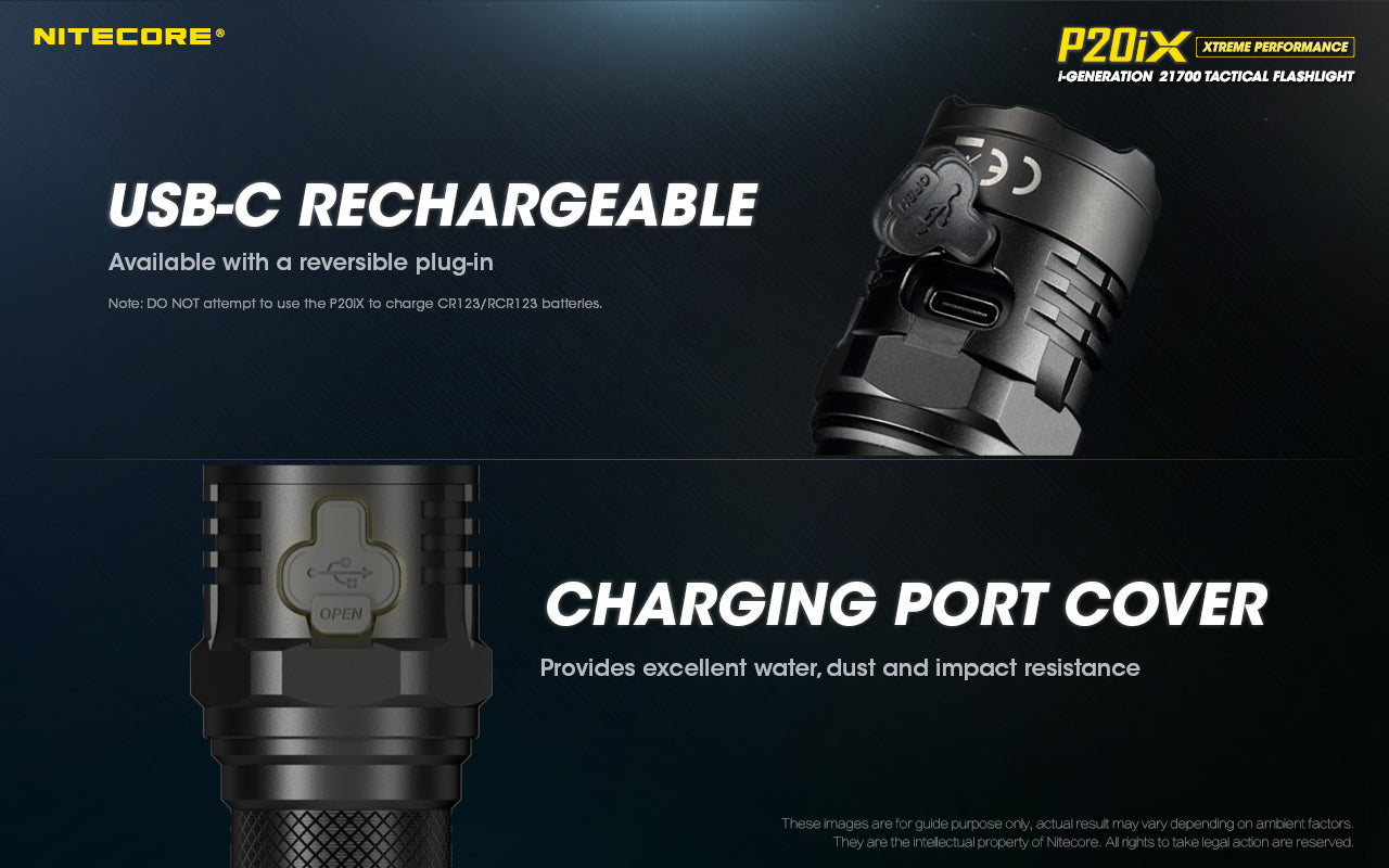 NITECORE P20IX 4000 LUMENS USB RECHARGEABLE FLASHLIGHT