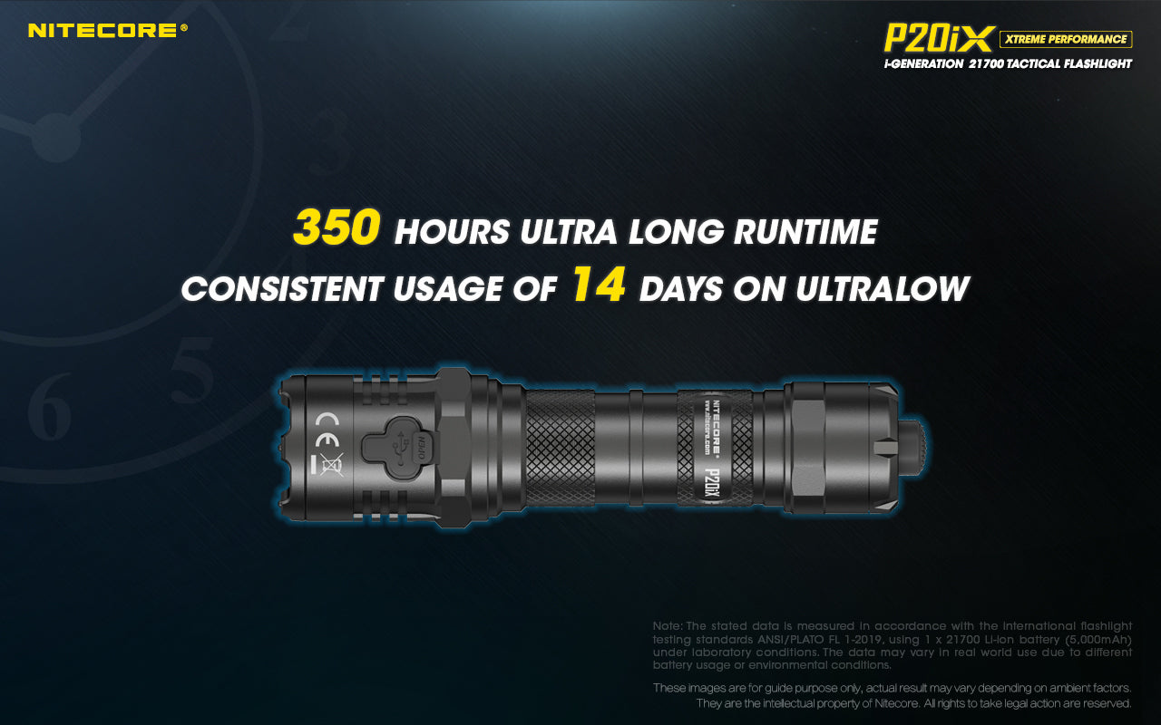 NITECORE P20IX 4000 LUMENS USB RECHARGEABLE FLASHLIGHT