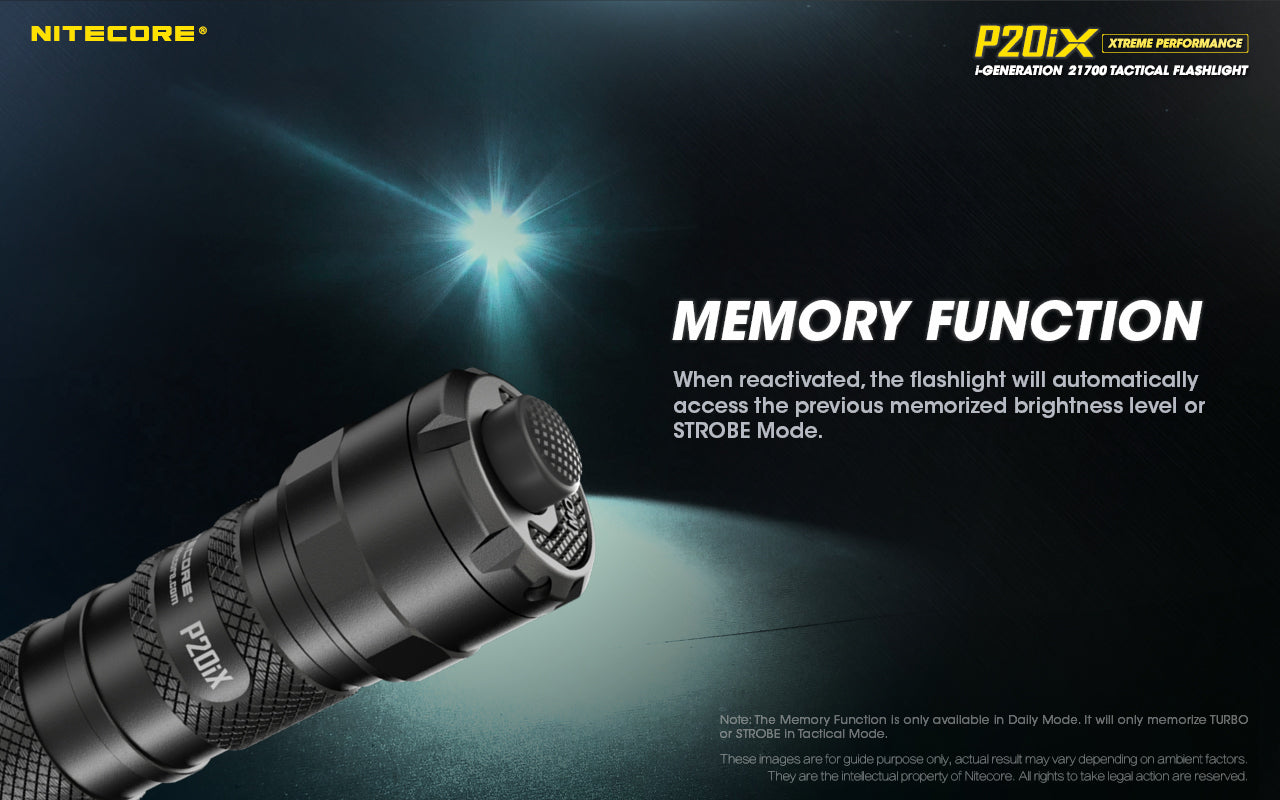 NITECORE P20IX 4000 LUMENS USB RECHARGEABLE FLASHLIGHT
