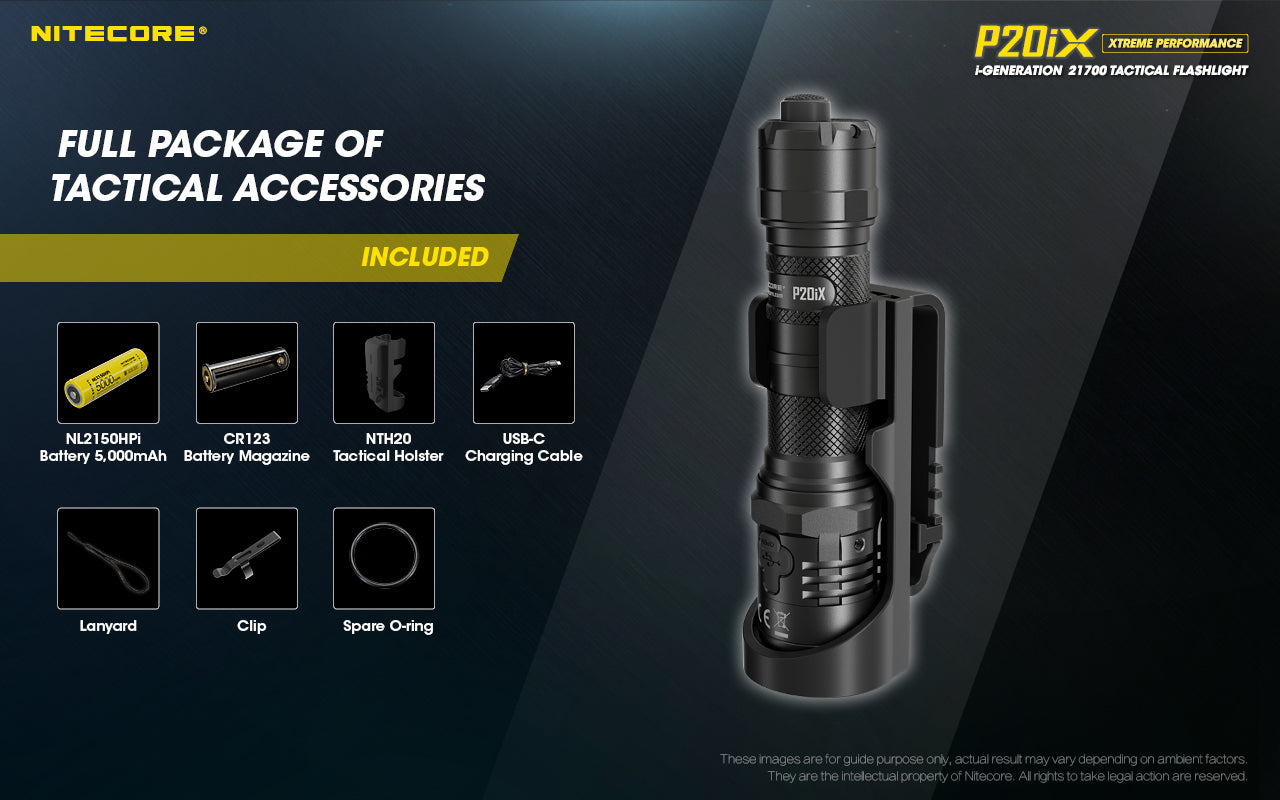 NITECORE P20IX 4000 LUMENS USB RECHARGEABLE FLASHLIGHT