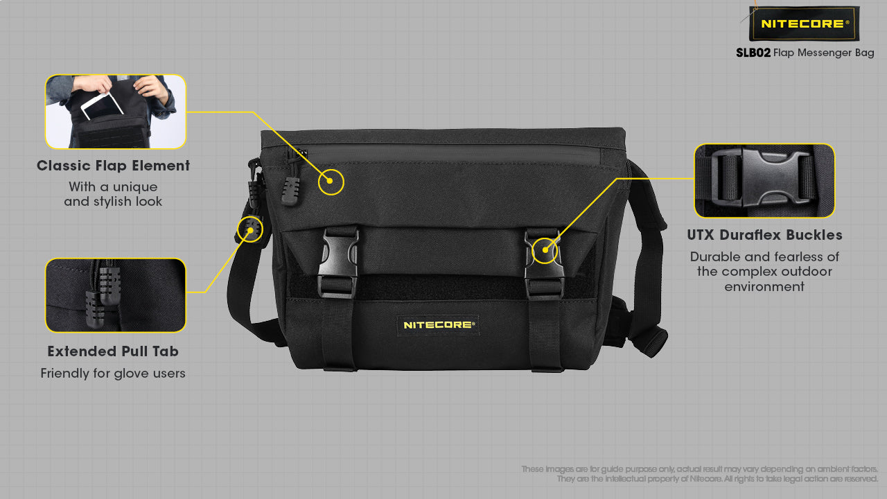 Nitecore SLB02 Flap Messenger Bag