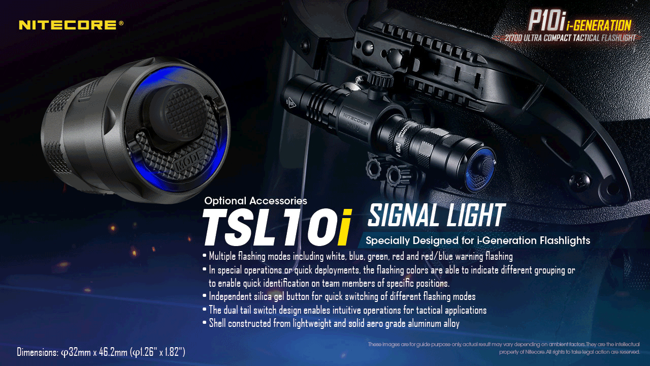 Nitecore P10i Luminus SST-40-W LED 1800L USB Rechargeable Flashlight