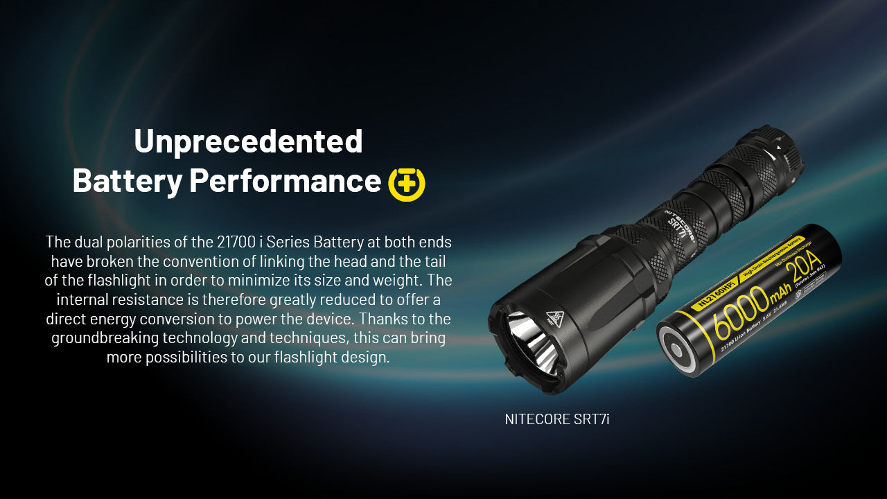 Nitecore 21700 6000mah 20A 3.6V Rechargeable Li-ion battery NL2160HPI