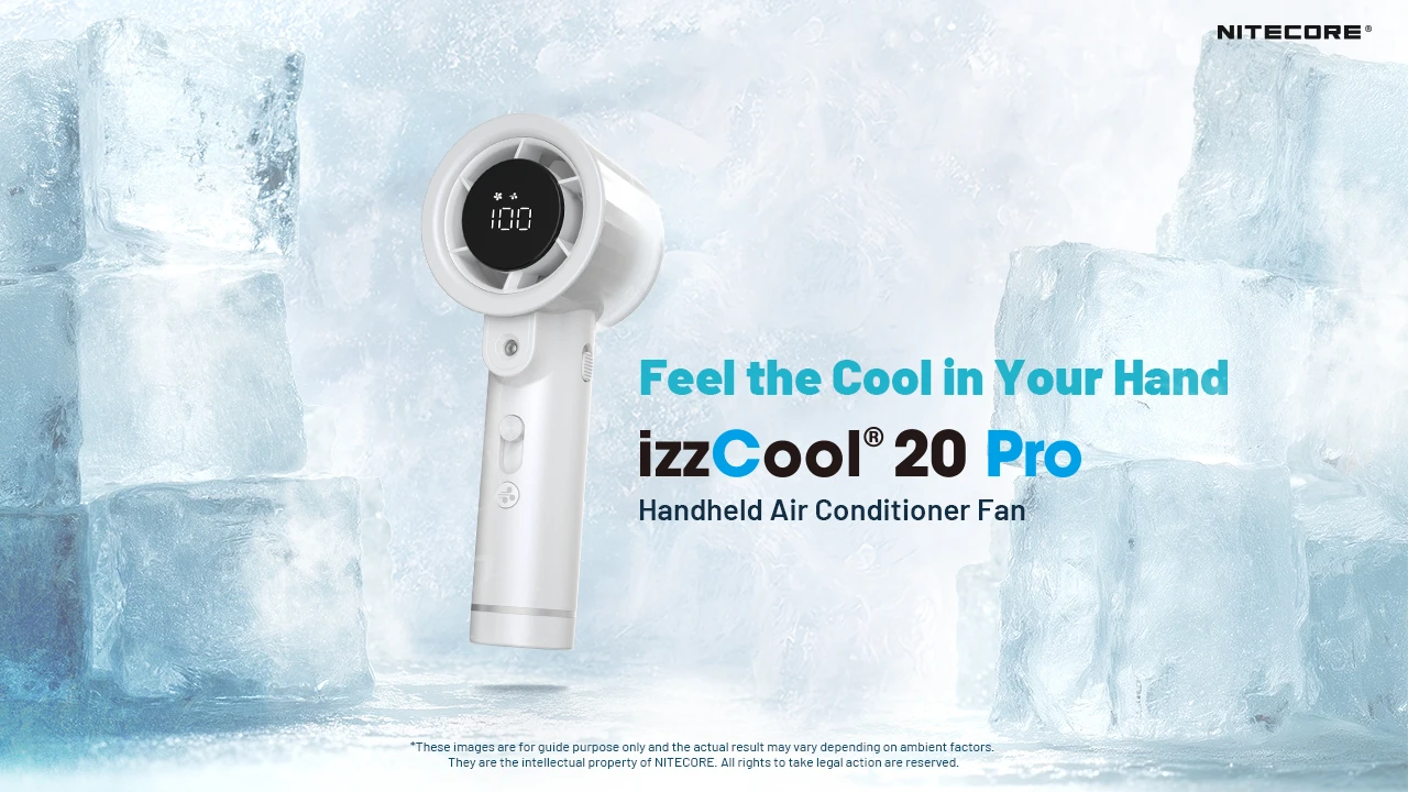 Nitecore izzCool 20 Pro Handheld Air Conditioner Mist Fan