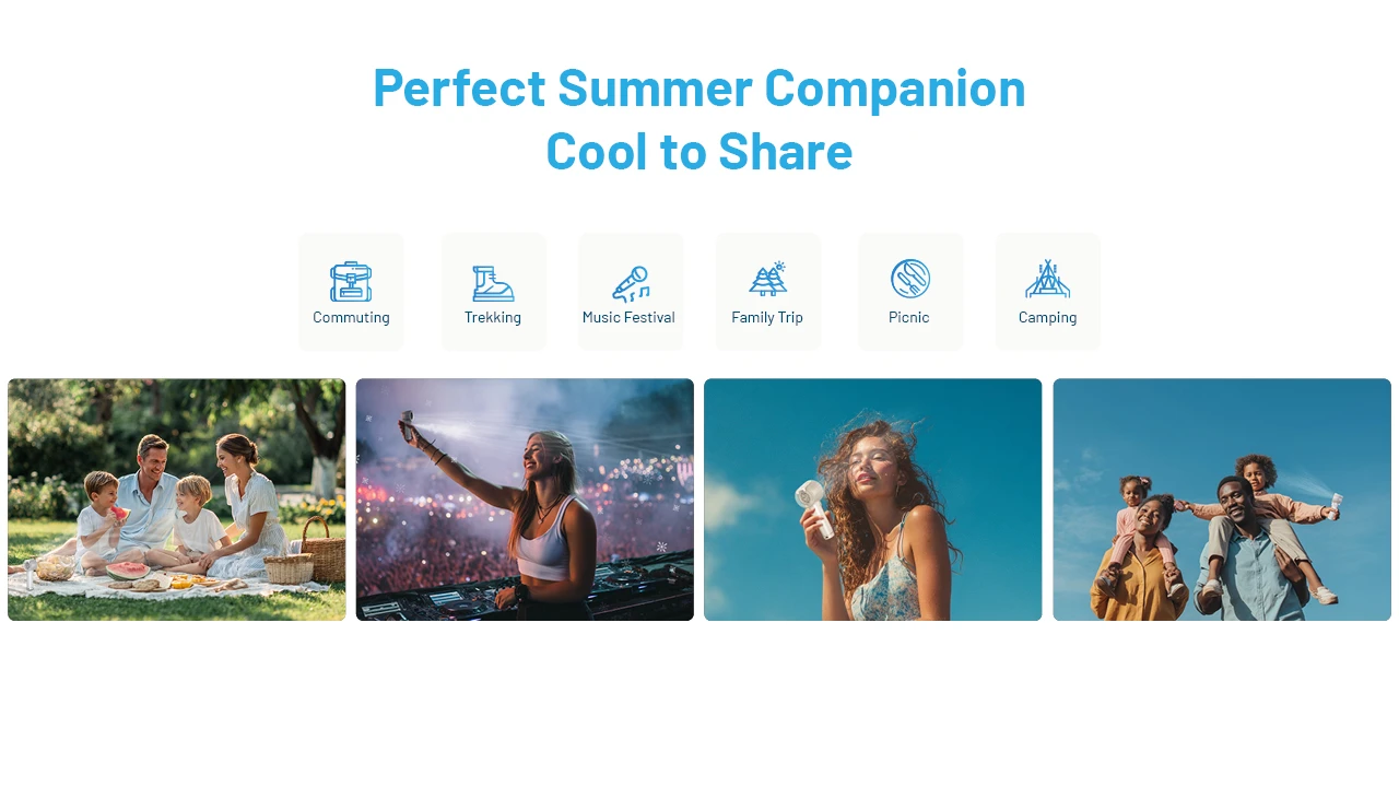 Nitecore izzCool 20 Pro Handheld Air Conditioner Mist Fan