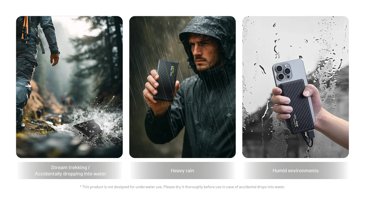 Nitecore NB Plus 10000mAh Waterproof Energy Bar Power Bank