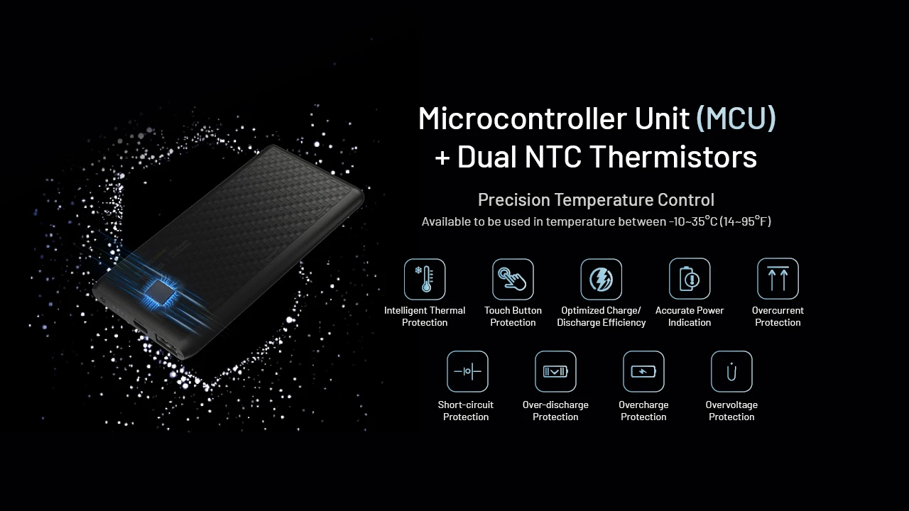 Nitecore NB Plus 10000mAh Waterproof Energy Bar Power Bank