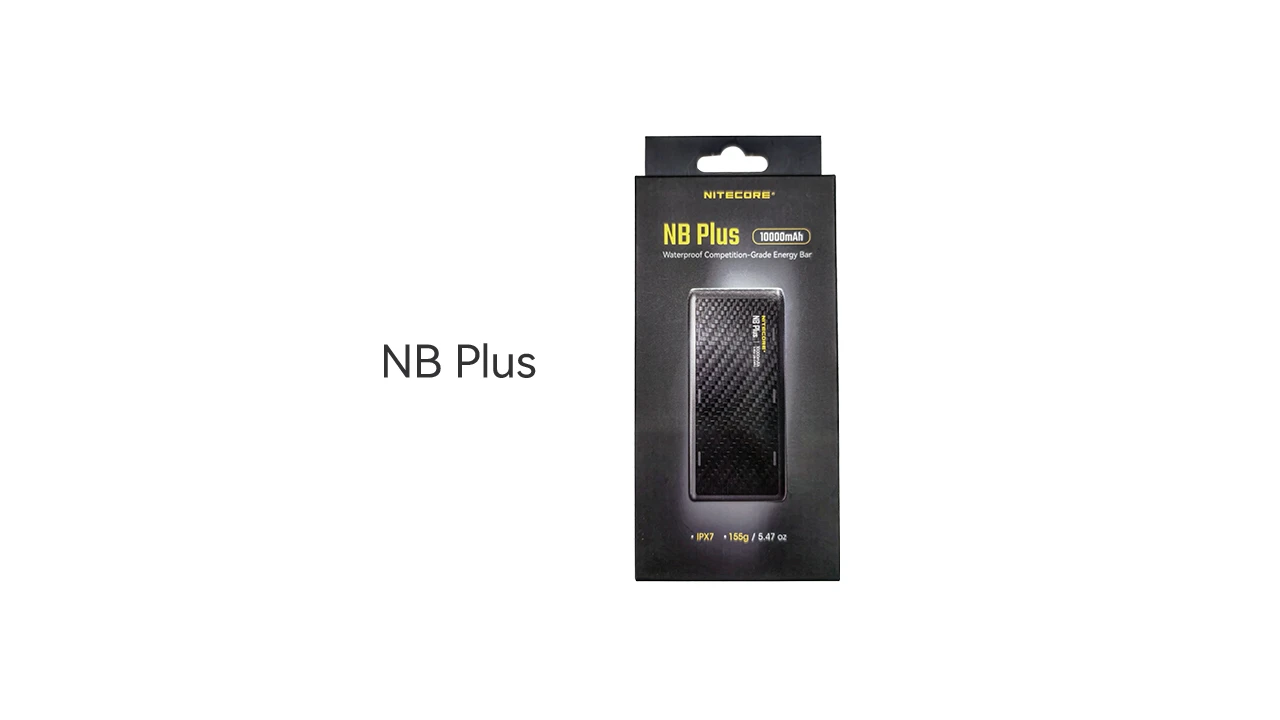 Nitecore NB Plus 10000mAh Waterproof Energy Bar Power Bank