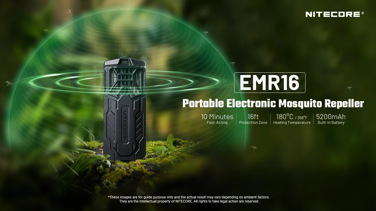 Nitecore EMR16 FCB 3.0 Portable Electronic Mosquito Repeller
