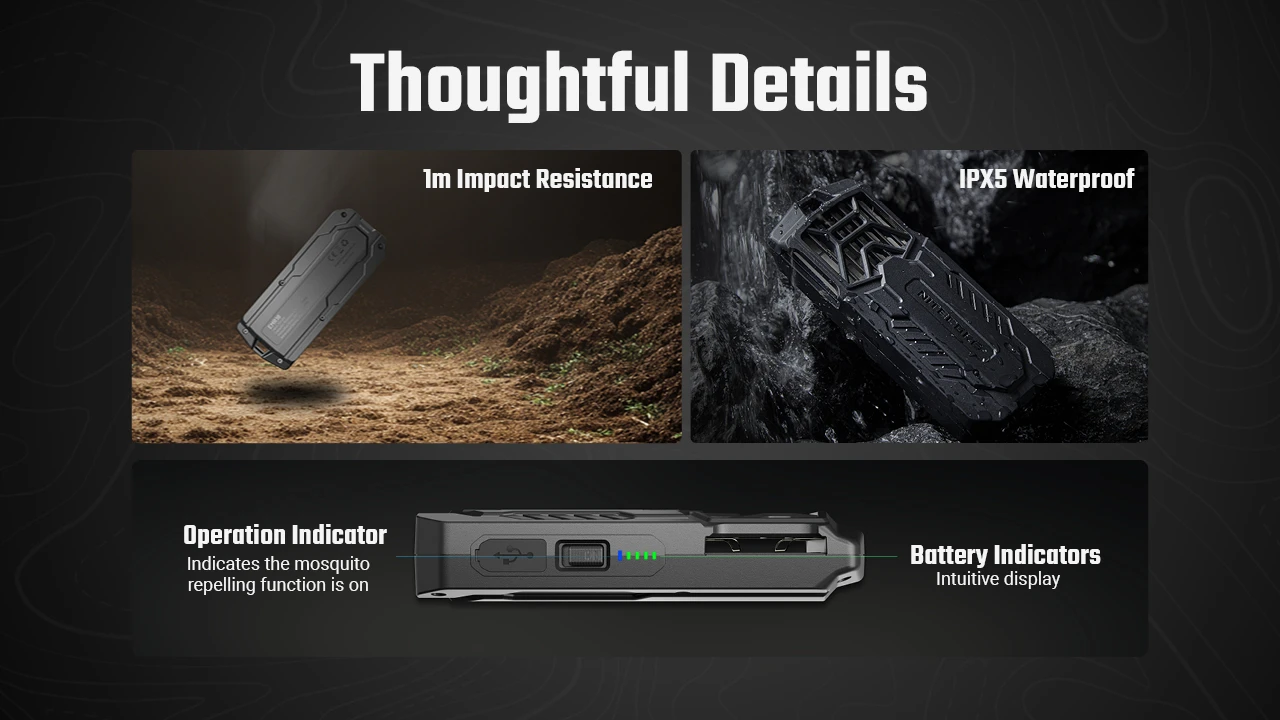 Nitecore EMR16 FCB 3.0 Portable Electronic Mosquito Repeller