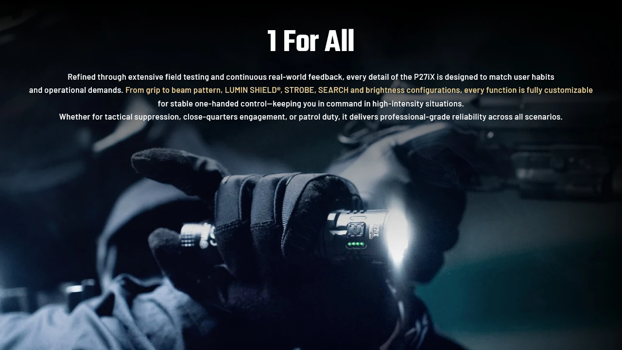 Nitecore P27iX 5000L 4xNiteLab M515S LED Rechargeable Flashlight