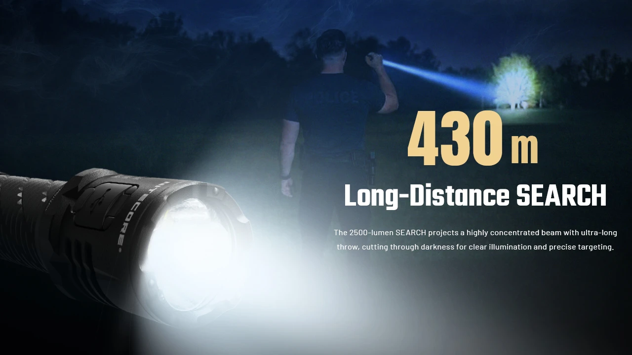 Nitecore P27iX 5000L 4xNiteLab M515S LED Rechargeable Flashlight