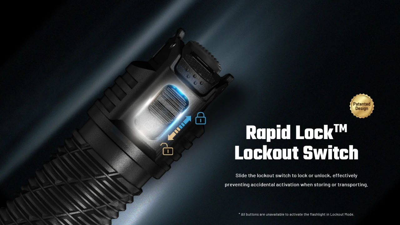 Nitecore P27iX 5000L 4xNiteLab M515S LED Rechargeable Flashlight