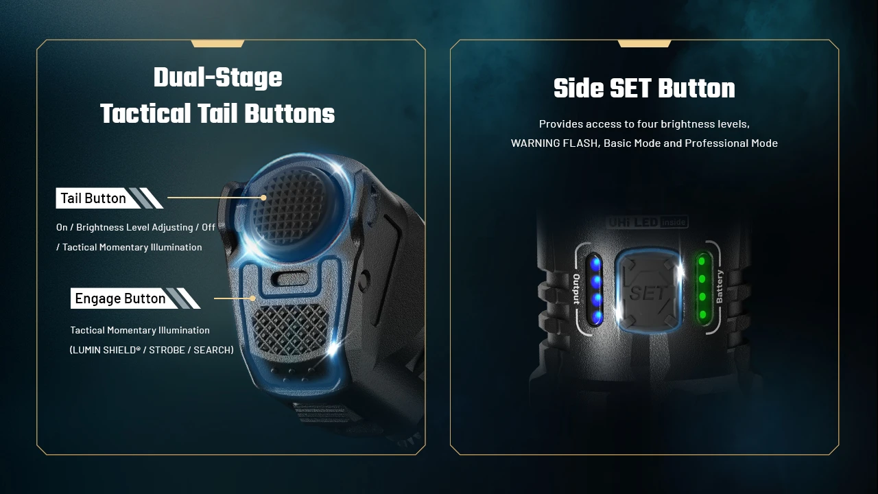 Nitecore P27iX 5000L 4xNiteLab M515S LED Rechargeable Flashlight