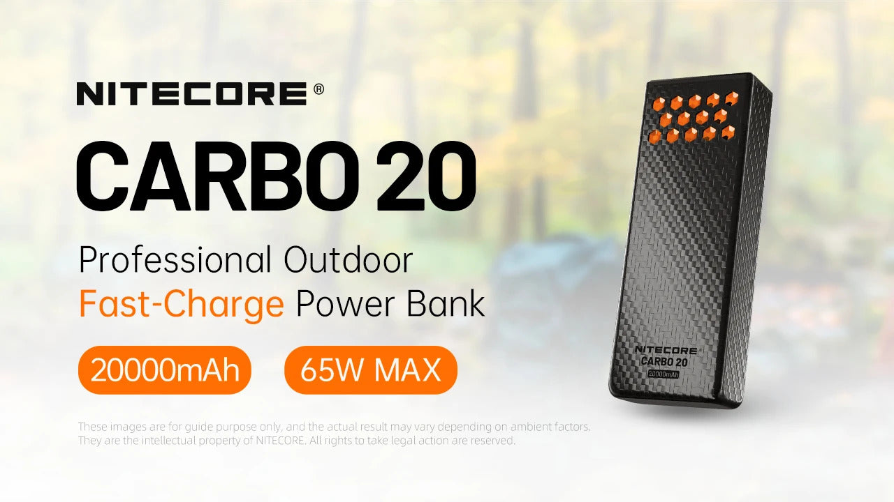 Nitecore Carbo 20 Professional Outdoor Fast-Charge Power Bank