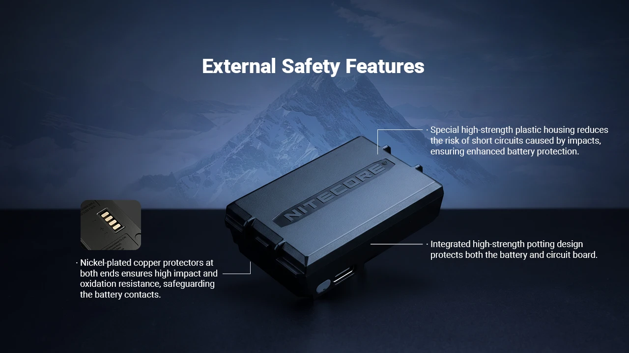 NITECORE HLB2500 2500Mah Li-ion Rechargeable Battery Pack for HA29UHE,HA27UHE