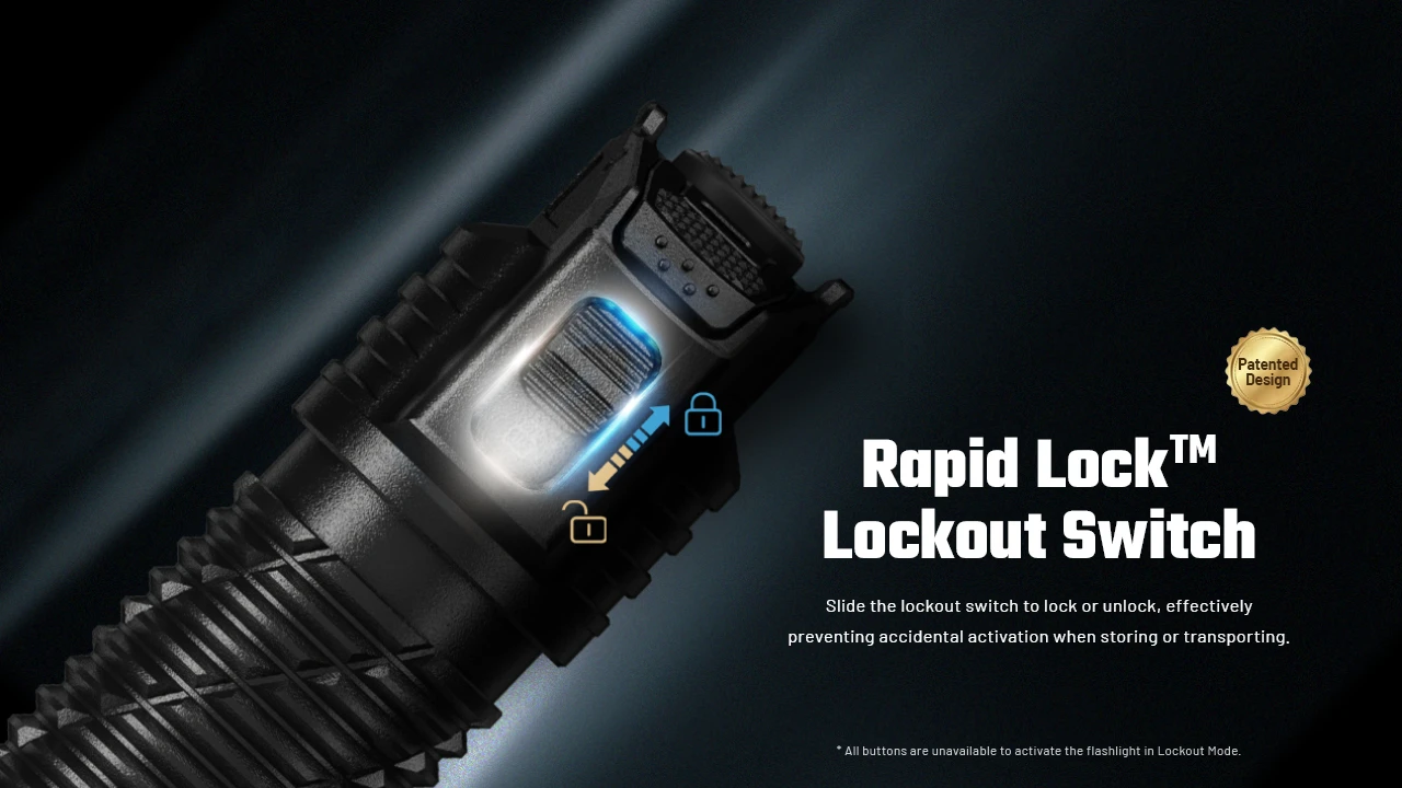 Nitecore P17iX 5000L 4xNiteLab M515S LED Rechargeable Flashlight