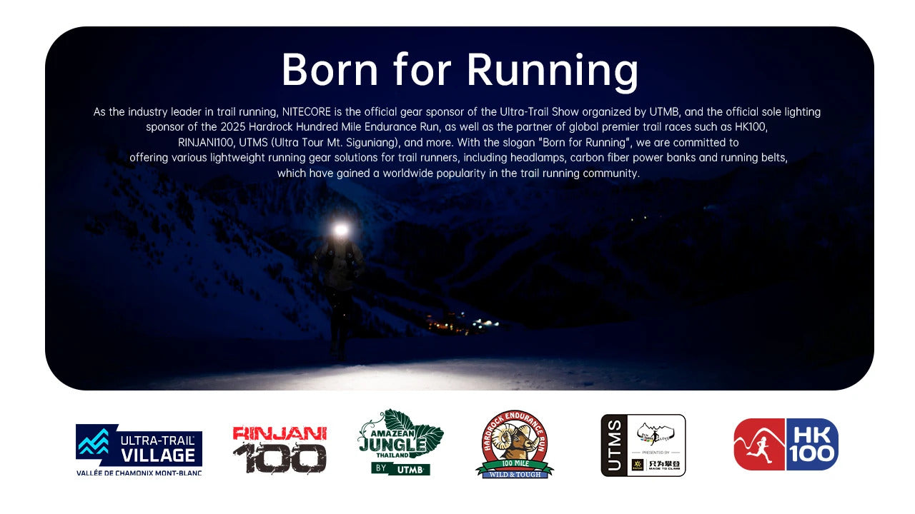 Nitecore UT6 Magnesium Alloy Three Color Temperatures 1600 Lumens Trail Running Headlamp