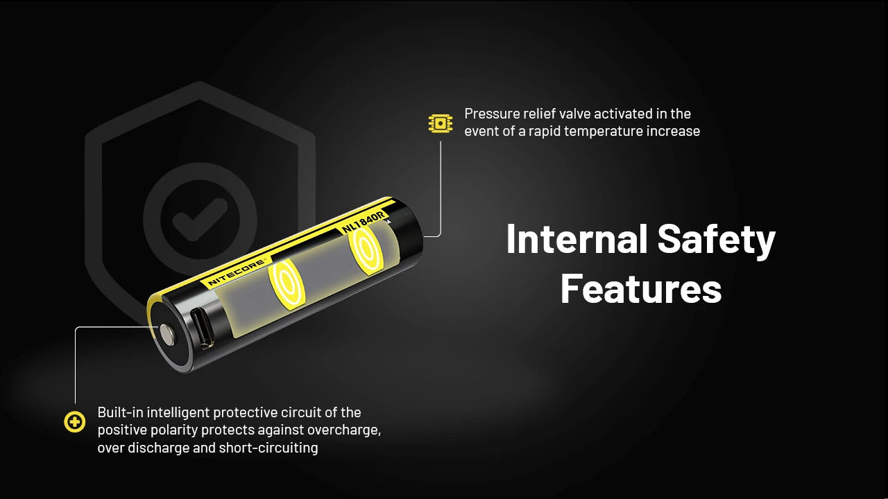Nitecore 18650 4000mAh Protected Li-ion Rechargeable Battery NL1840R