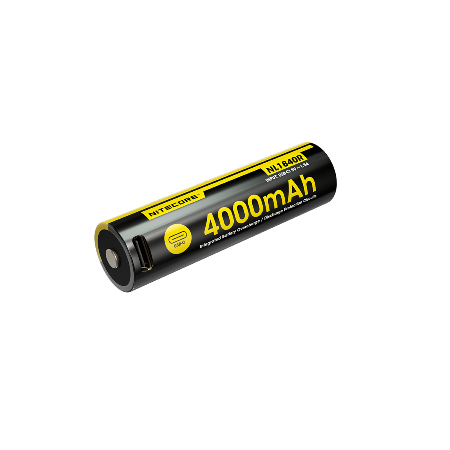 Nitecore 18650 4000mAh Protected Li-ion Rechargeable Battery NL1840R