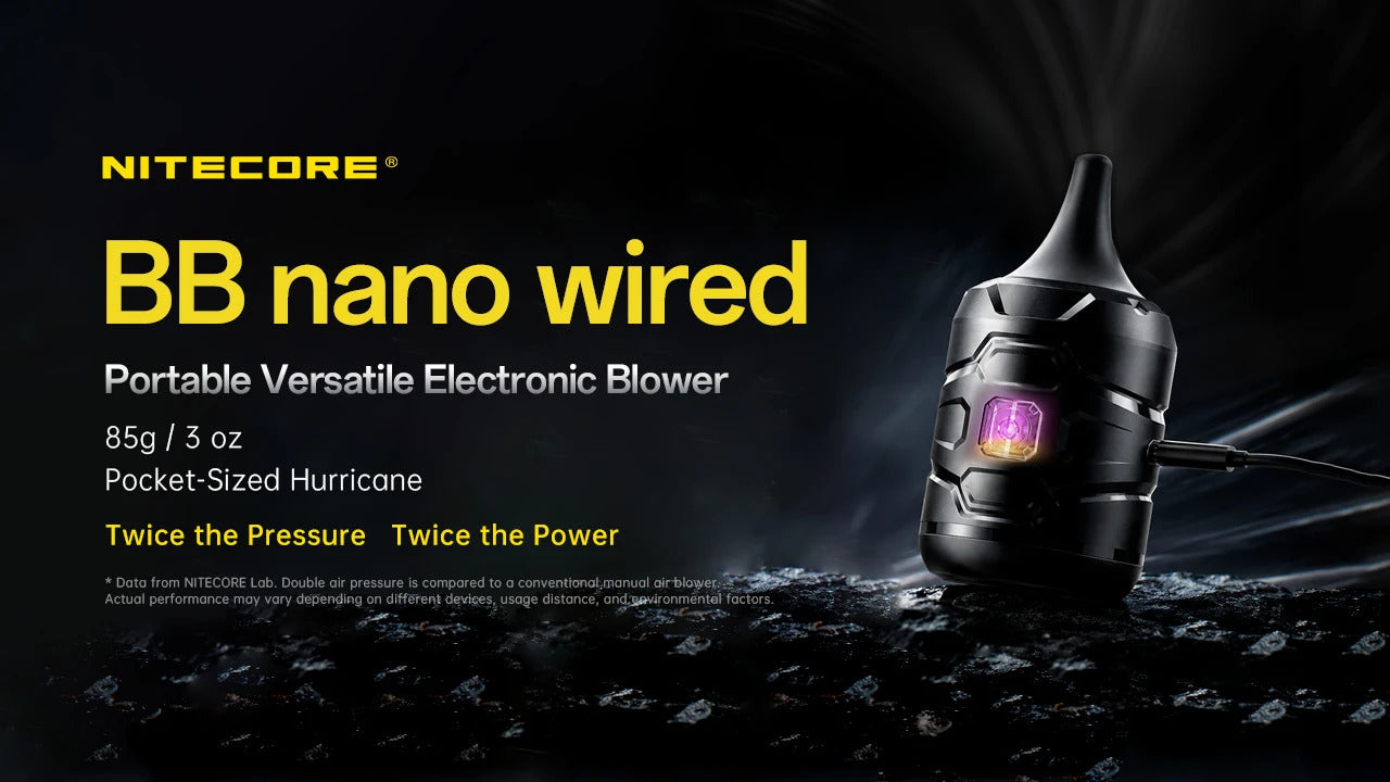 Nitecore BB Nano Wired Portable Versatile Electronic Blower
