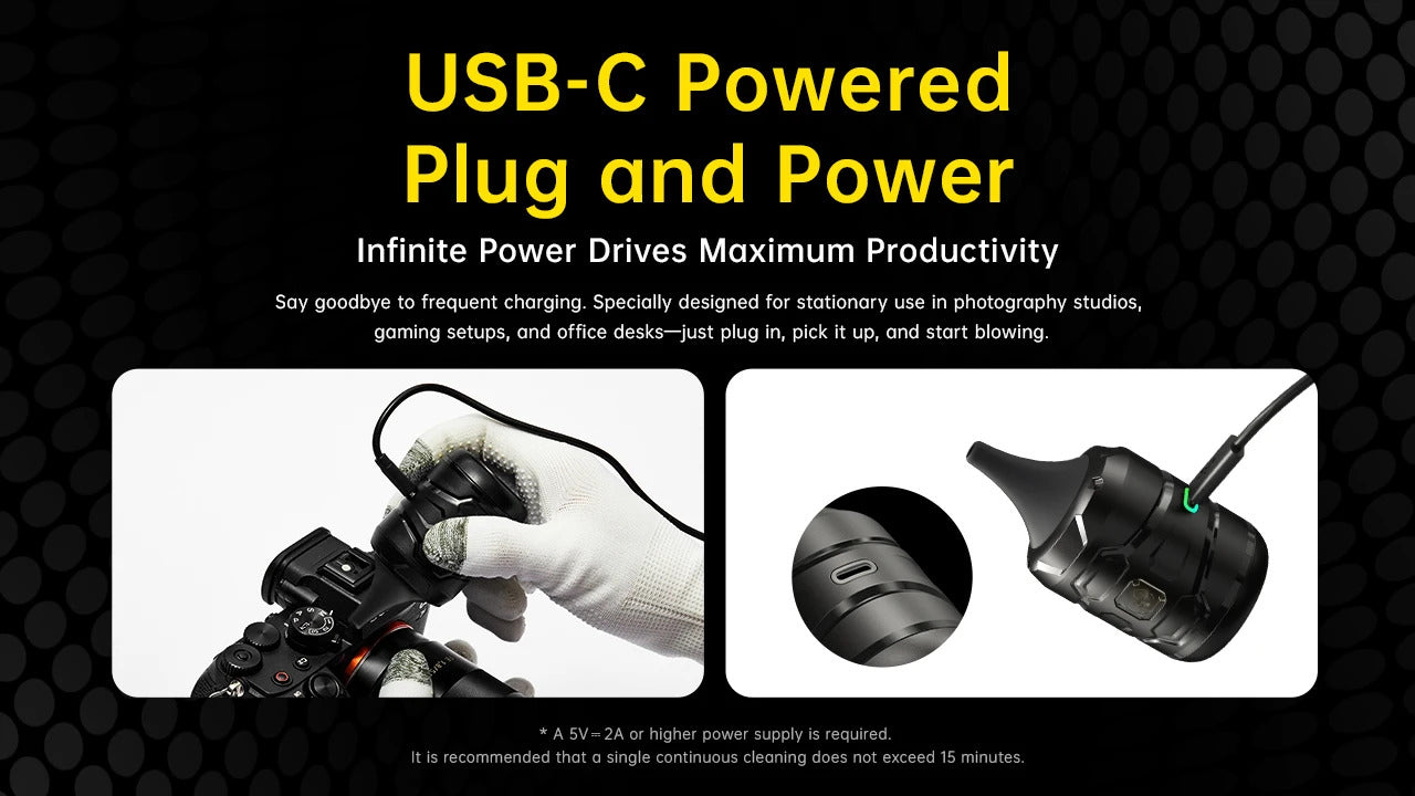 Nitecore BB Nano Wired Portable Versatile Electronic Blower