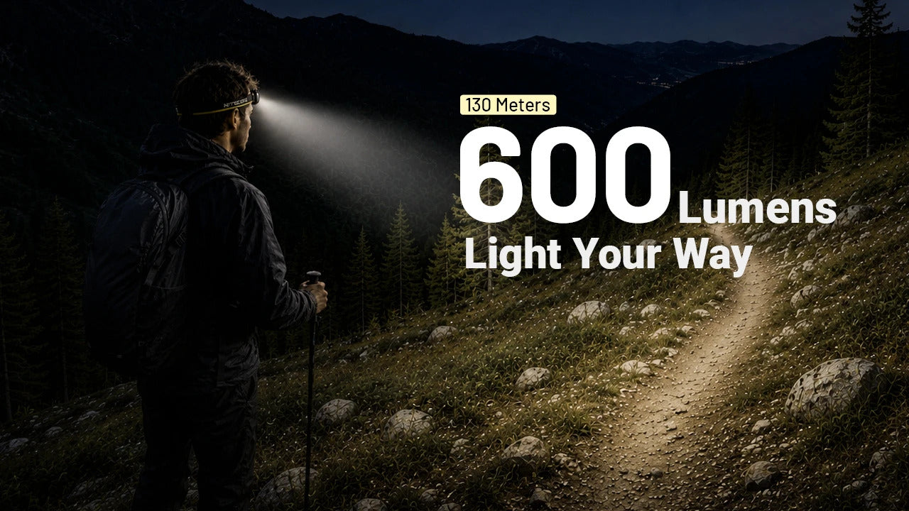 Nitecore HA19 600L RGB Rechargeable Headlamp