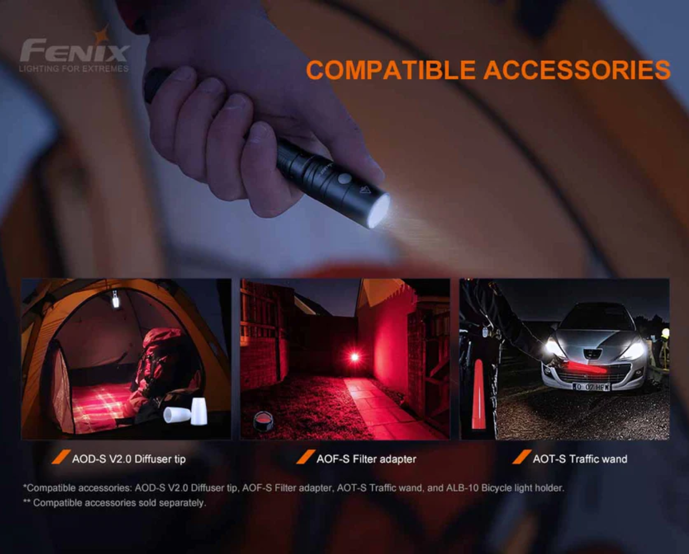 Fenix LD22 V2.0 Luminus SST20 WXS LED 800L Rechargeable Flashlight